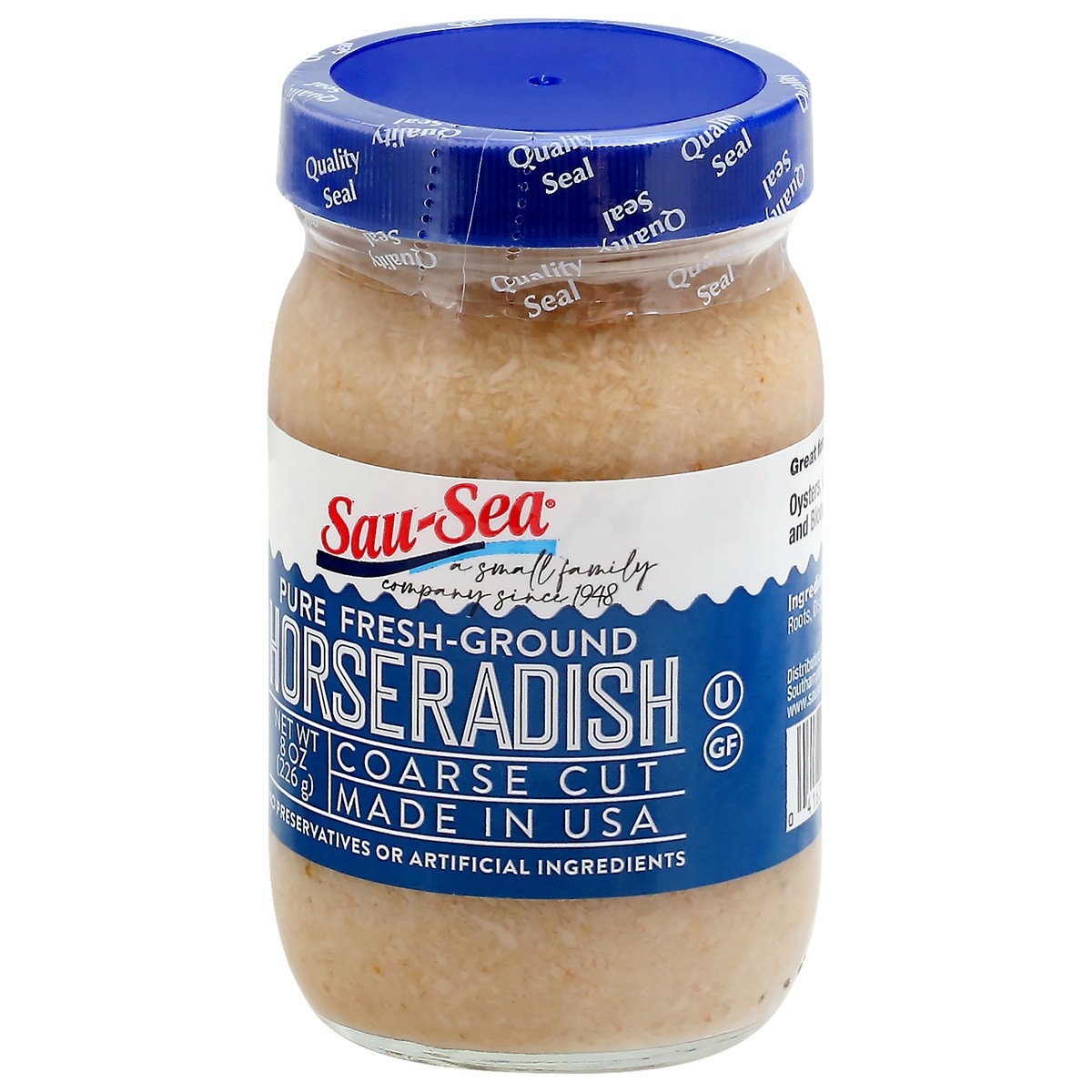 slide 4 of 9, Sau-Sea Fresh-Ground Pure Horseradish 8 oz, 8 oz