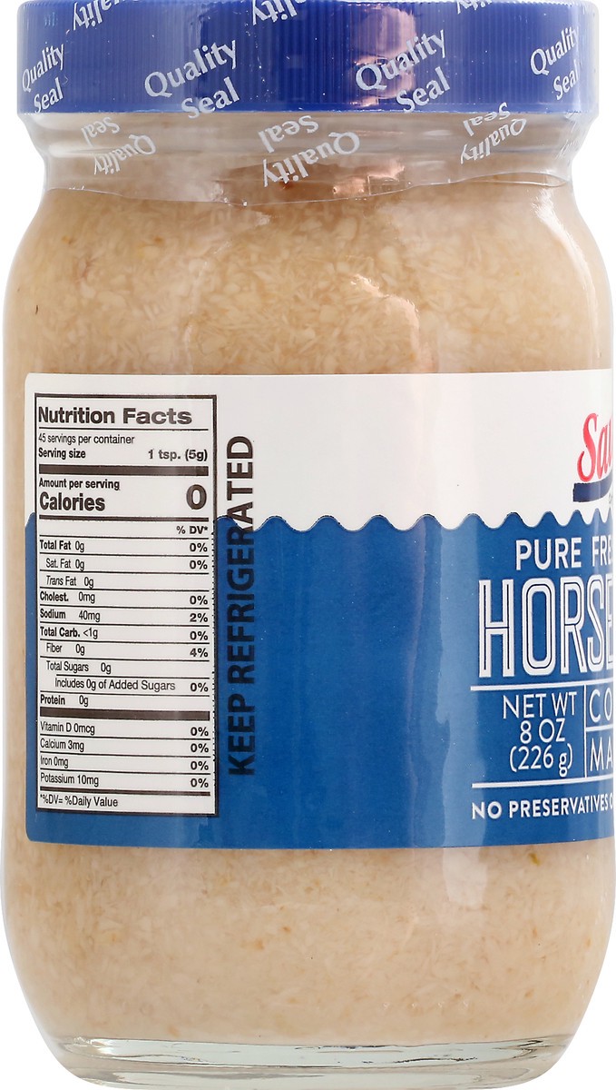 slide 6 of 9, Sau-Sea Fresh-Ground Pure Horseradish 8 oz, 8 oz