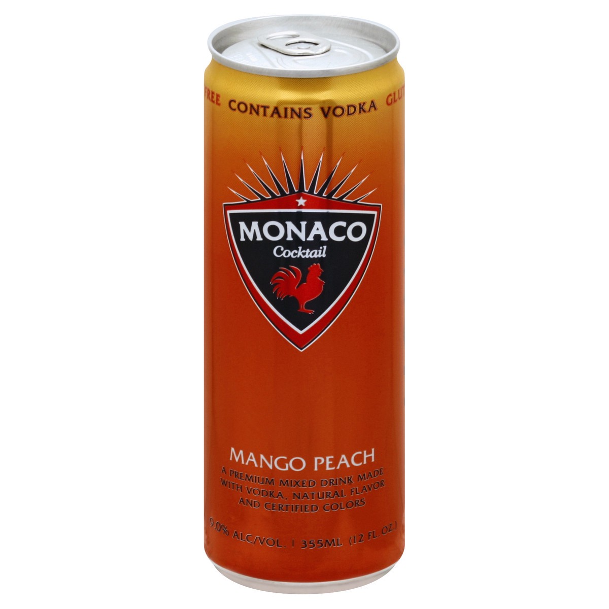 slide 3 of 5, Monaco Mango Peach Cocktail, 12 fl oz