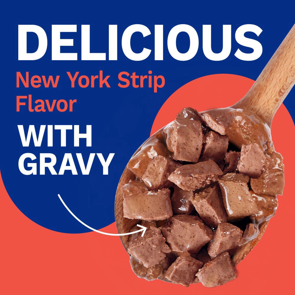slide 3 of 4, Pet Pride New York Strip Flavor Cuts In Gravy Wet Dog Food Can, 13.2 oz