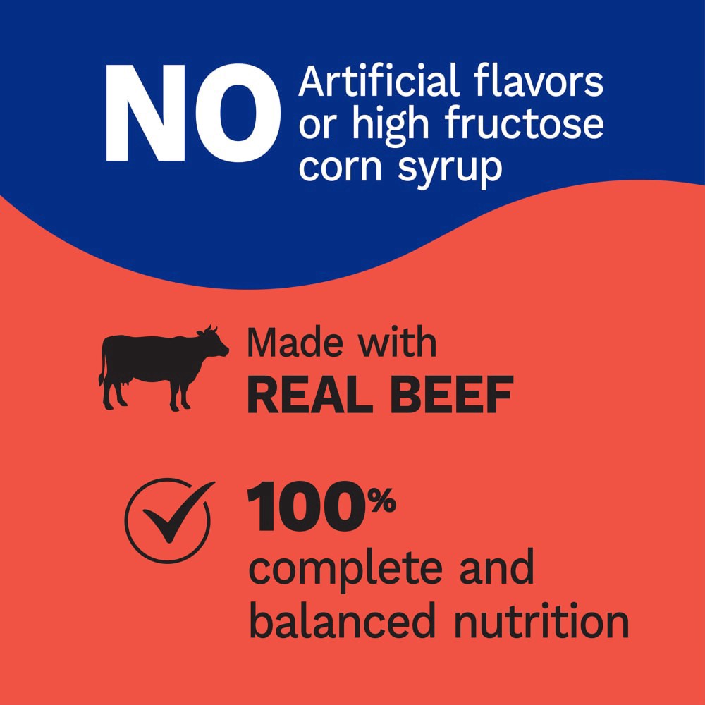 slide 2 of 4, Pet Pride New York Strip Flavor Cuts In Gravy Wet Dog Food Can, 13.2 oz