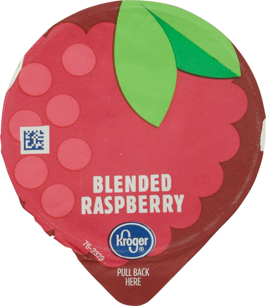 slide 5 of 11, Kroger Blended Raspberry Lowfat Yogurt, 6 oz