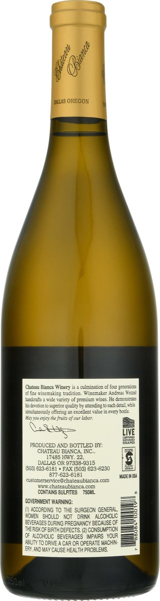 slide 6 of 9, Chateau Bianca Van Duzer Corridor Oregon Pinot Gris 750 ml, 750 ml