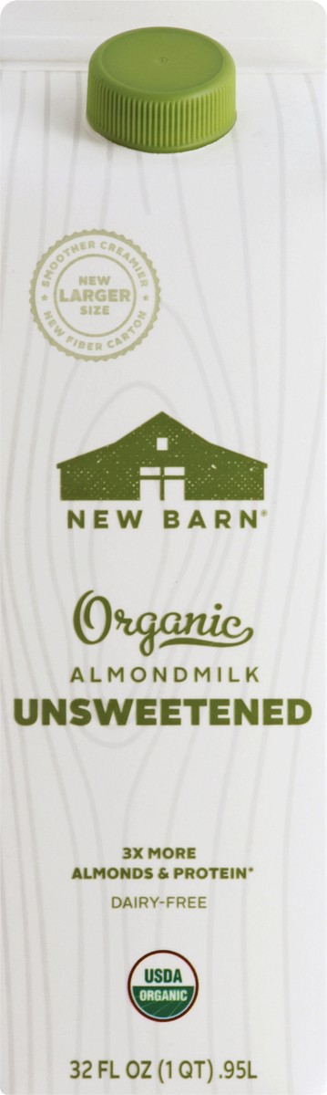 slide 11 of 13, New Barn Almondmilk 32 oz, 32 oz