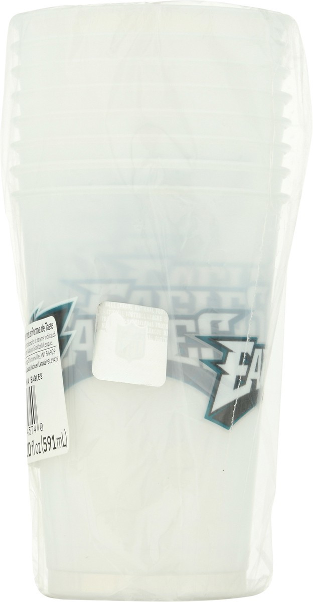 slide 3 of 12, NFL 20 Fluid Ounce Philadelphia Eagles Plastic Cups 8 ea, 8 ct