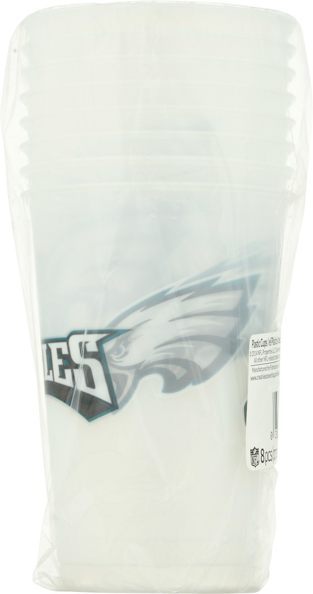 slide 6 of 12, NFL 20 Fluid Ounce Philadelphia Eagles Plastic Cups 8 ea, 8 ct