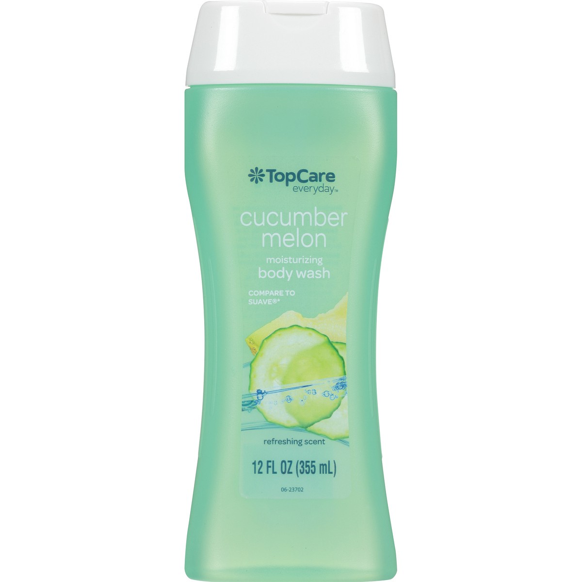 slide 13 of 14, TopCare Moisturizing Body Wash, Cucumber Melon, 12 fl oz
