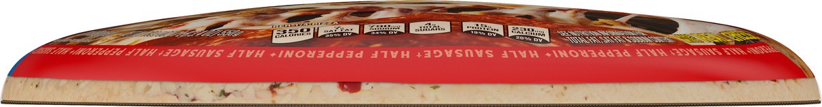 slide 10 of 10, Tombstone HALF & HALF Pepperoni & Sausage Frozen Pizza Pack, 19.4 oz