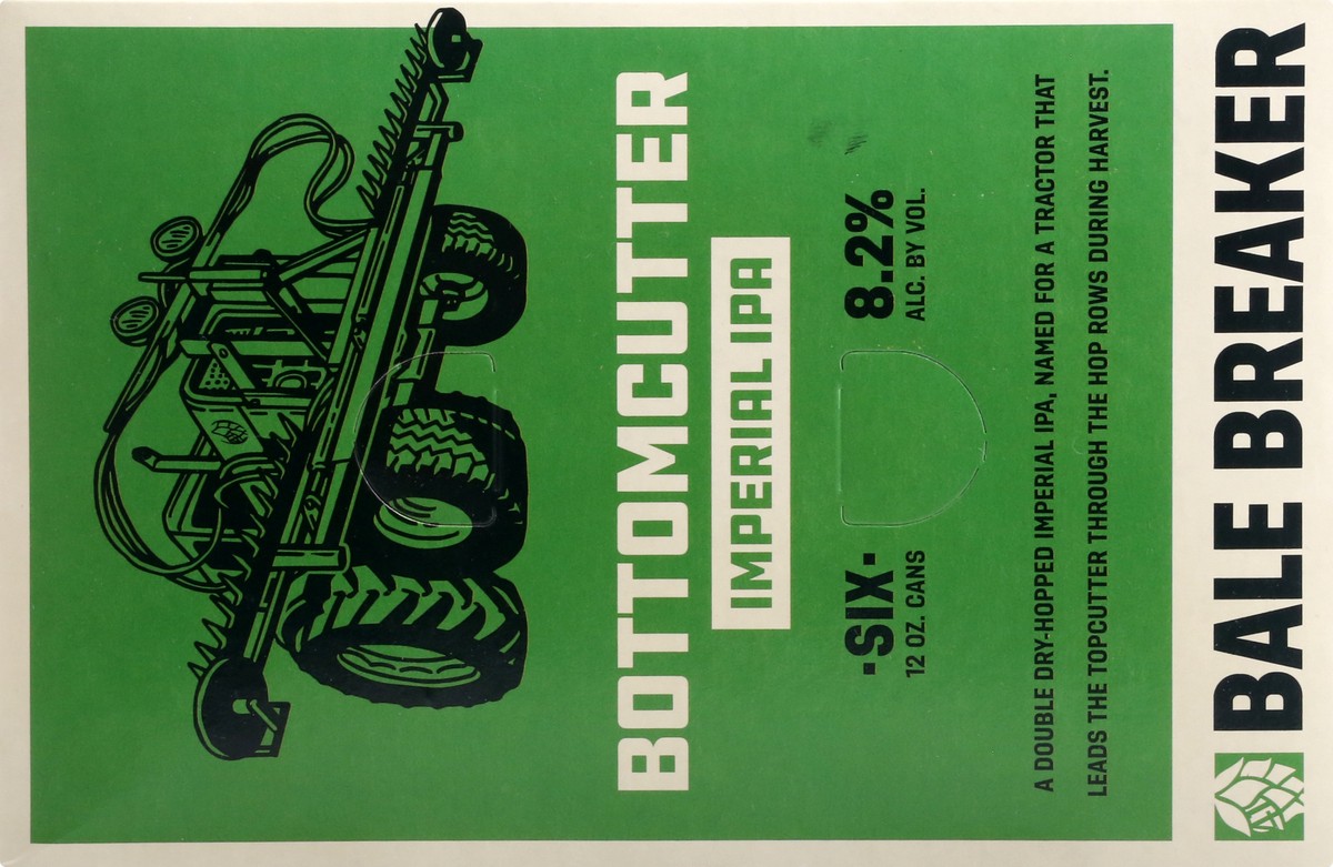slide 4 of 8, Bale Breaker 6 Pack Imperial IPA Bottom Cutter Beer 6 ea, 6 ct
