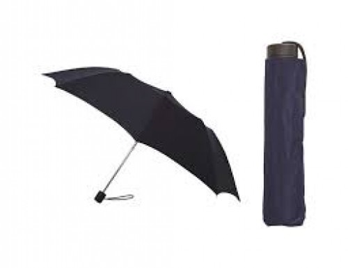 slide 1 of 1, Rainbrella Black Manual Open Umbrella, 42 in