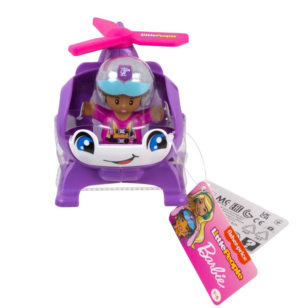 slide 5 of 6, Fisher-Price Little People Barbie Helicopter, 1 ct