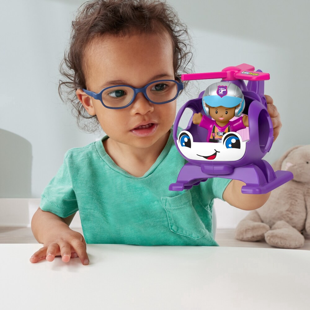slide 3 of 6, Fisher-Price Little People Barbie Helicopter, 1 ct