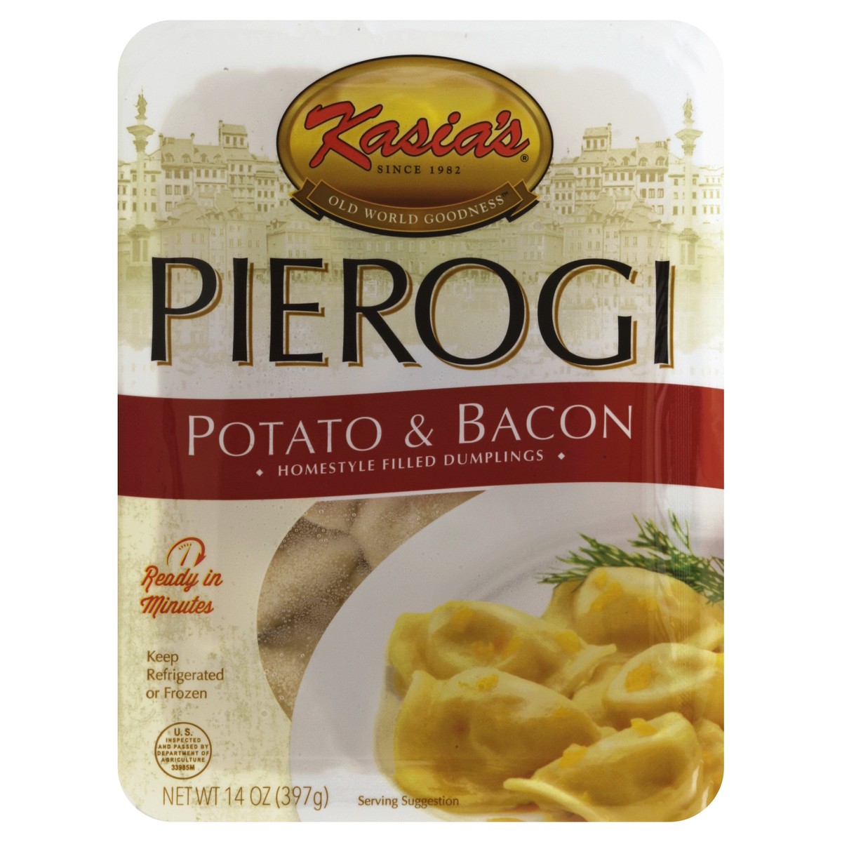 slide 4 of 5, Kasia's Pierogi 14 oz, 14 oz