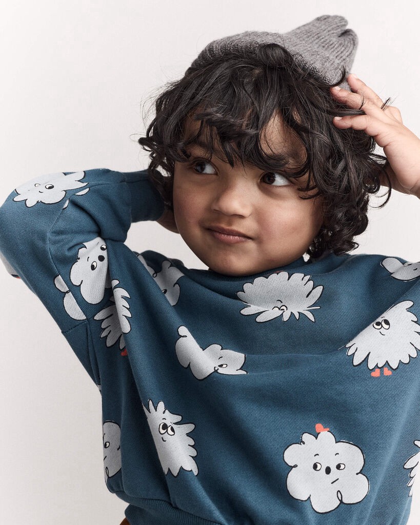 slide 2 of 6, Otteravenue Toddler Boy Squish Otter Sweatshirt™ - Teal Teal 3T, 1 ct