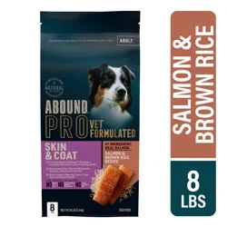 Abound Pro Vet Formulated Skin & Coat Salmon & Brown Rice Recipe Dry Dog Food
