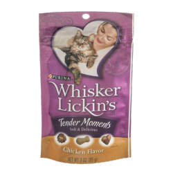 whisker lickin's tender moments salmon flavor cat treats