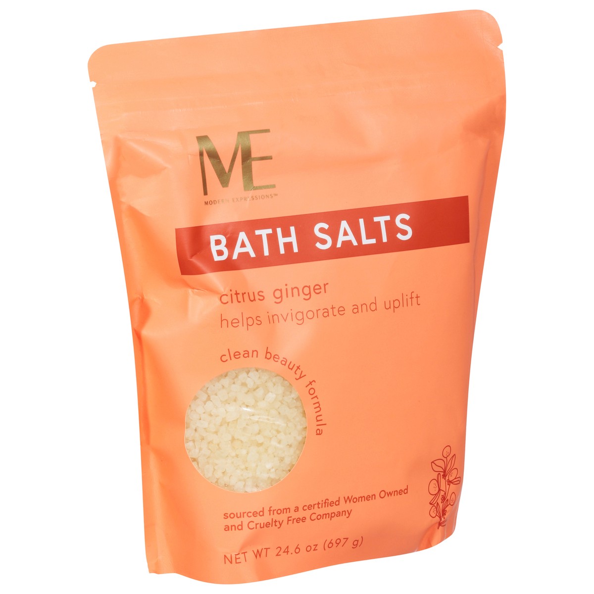 slide 5 of 9, Modern Expressions Citrus Ginger Bath Salts 24.6 oz, 24.6 oz