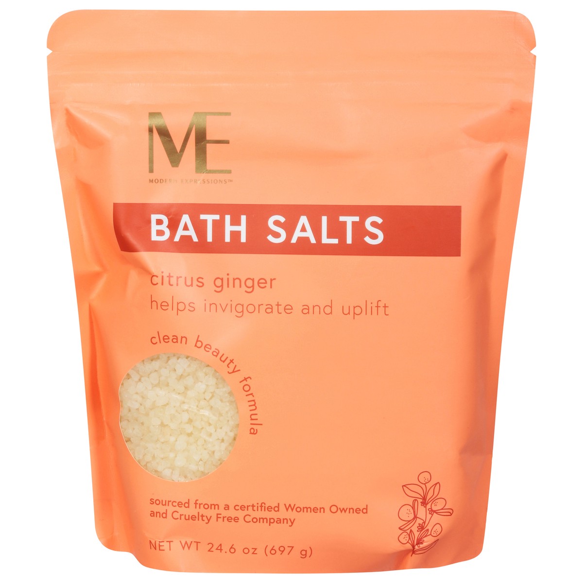 slide 1 of 9, Modern Expressions Citrus Ginger Bath Salts 24.6 oz, 24.6 oz