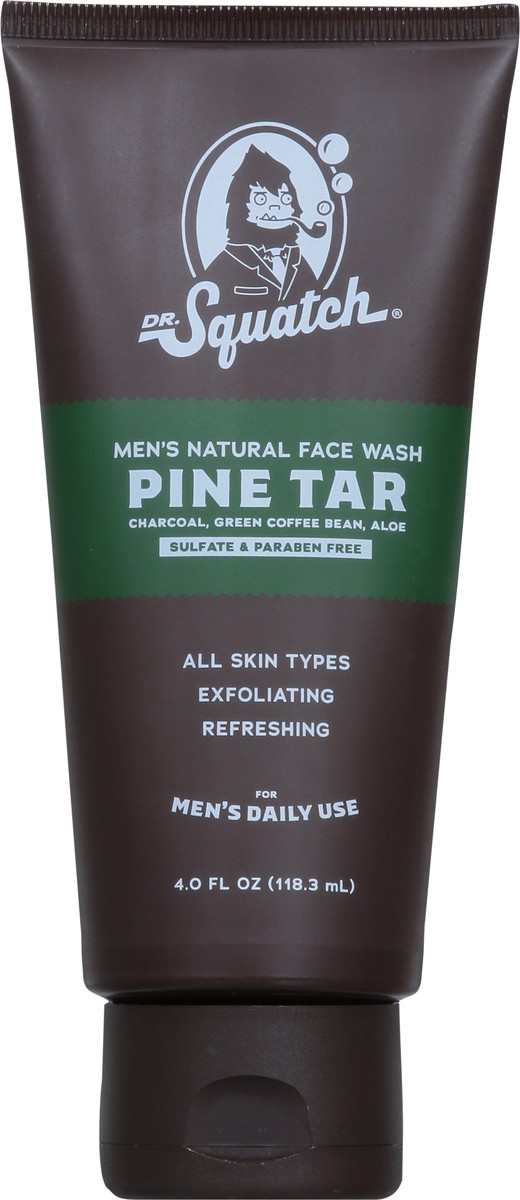 slide 13 of 14, Dr. Squatch Men's Natural Pine Tar Face Wash 4.0 fl oz, 4 fl oz