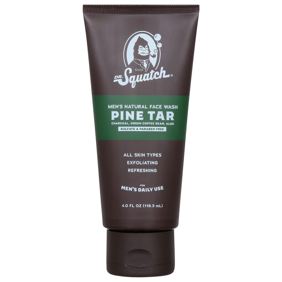 slide 3 of 14, Dr. Squatch Men's Natural Pine Tar Face Wash 4.0 fl oz, 4 fl oz