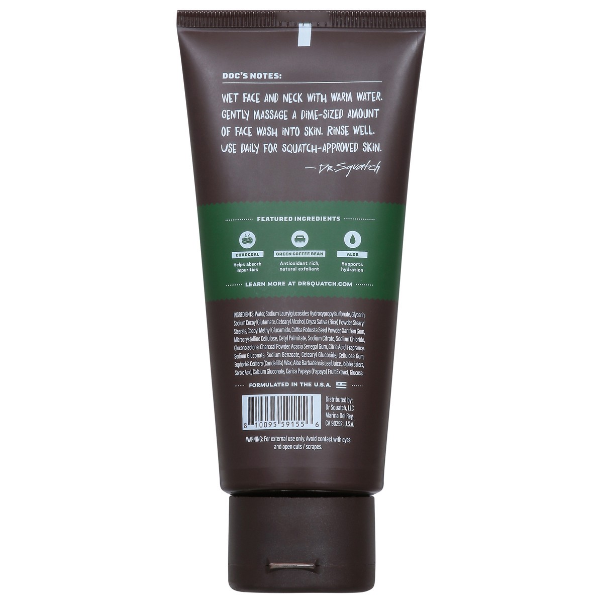slide 6 of 14, Dr. Squatch Men's Natural Pine Tar Face Wash 4.0 fl oz, 4 fl oz