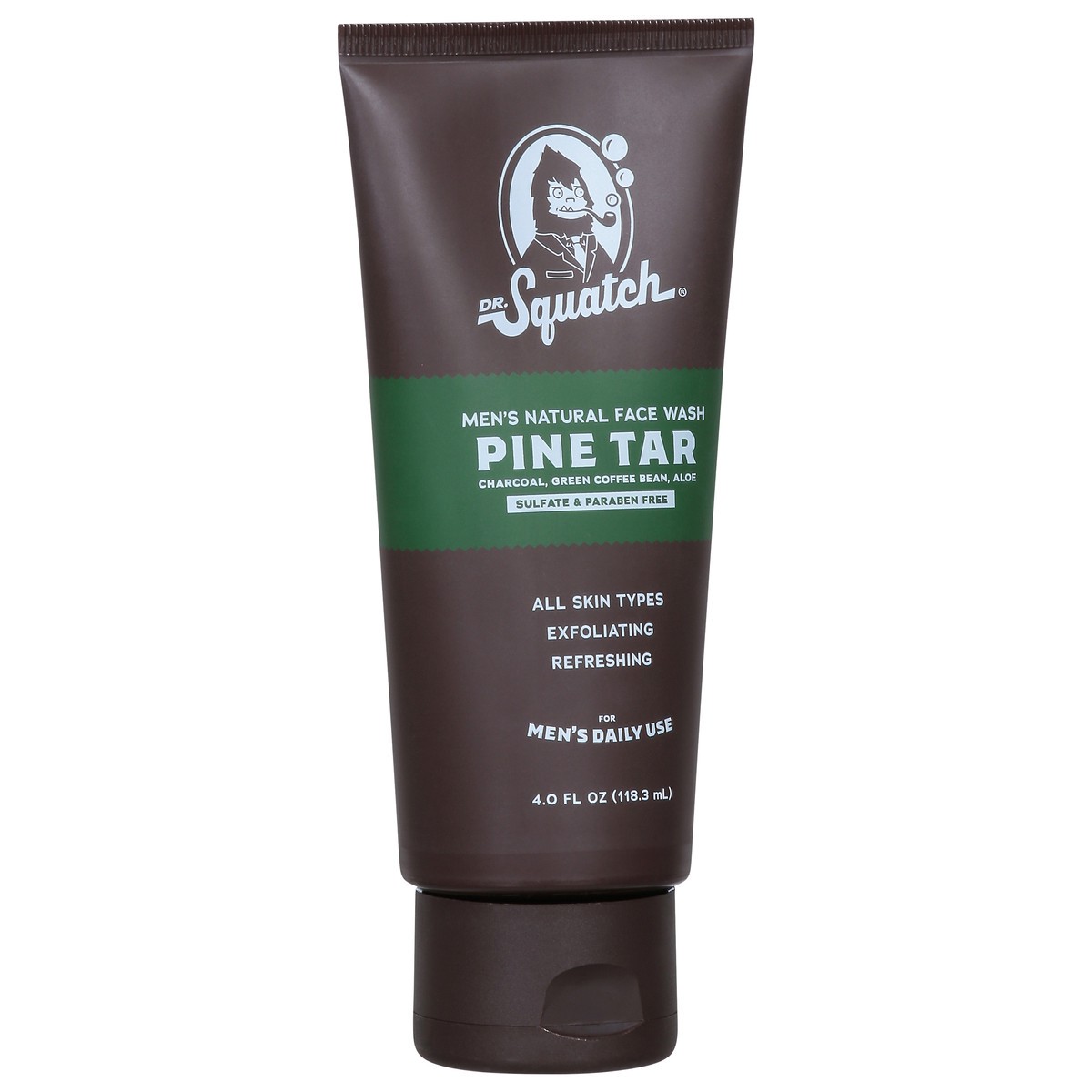 slide 10 of 14, Dr. Squatch Men's Natural Pine Tar Face Wash 4.0 fl oz, 4 fl oz