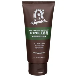Dr. Squatch Men's Natural Pine Tar Face Wash 4.0 fl oz