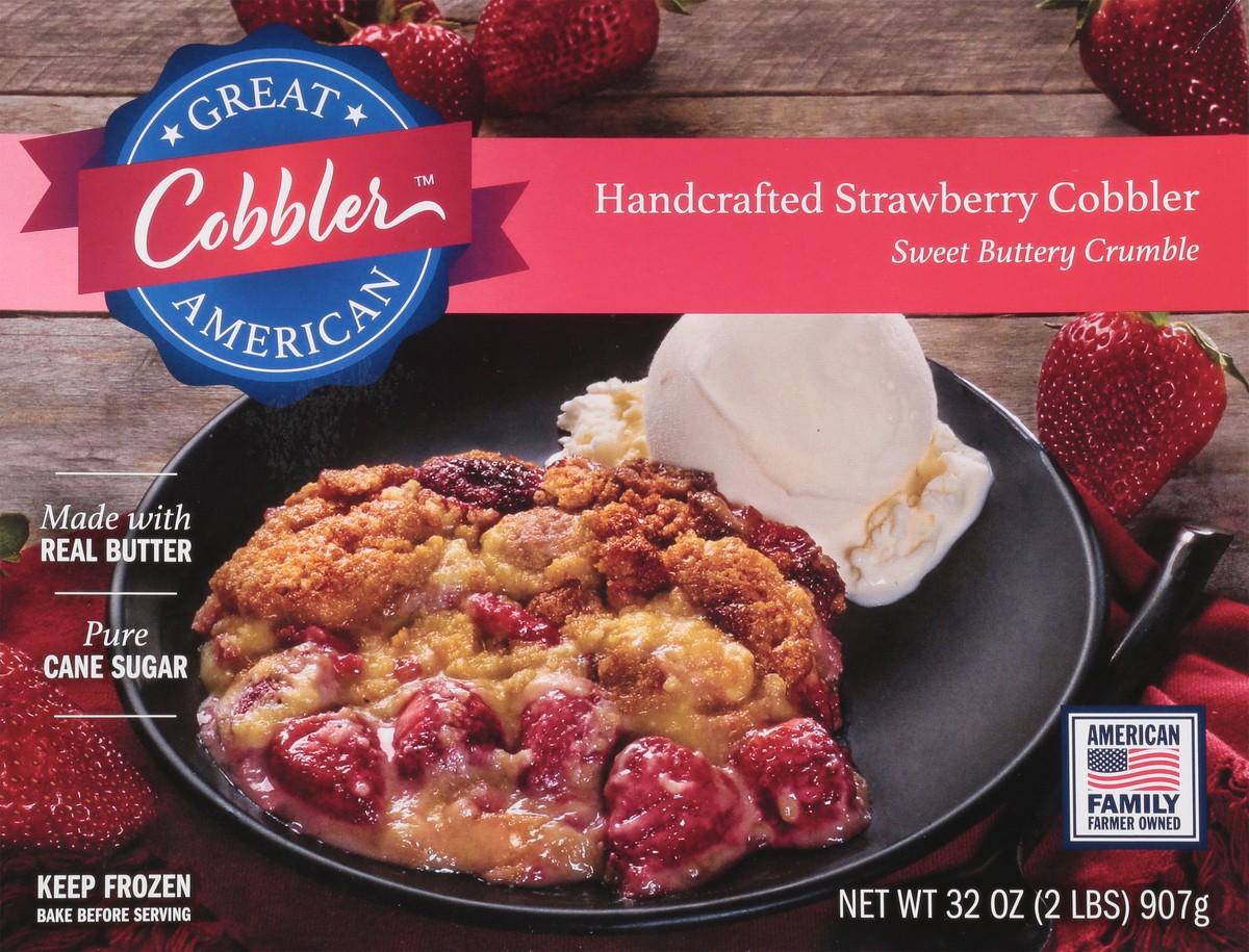 slide 2 of 13, Great American Cobbler Strawberry Cobbler 2 Pounds, 2 lb