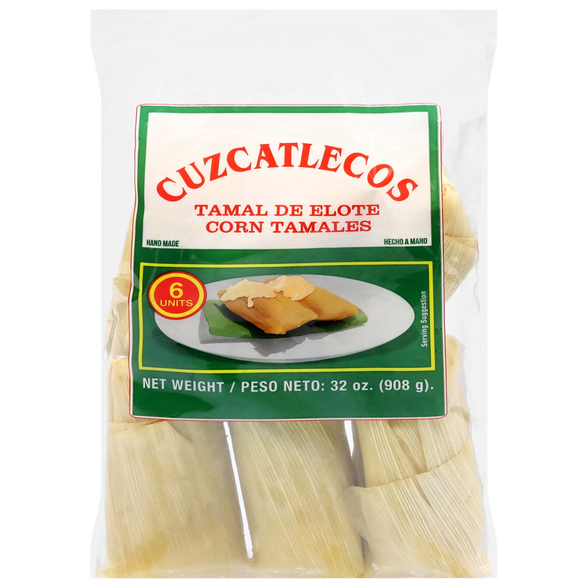 slide 8 of 14, Cuzcatlecos Corn Tamales 6 ea, 6 ct