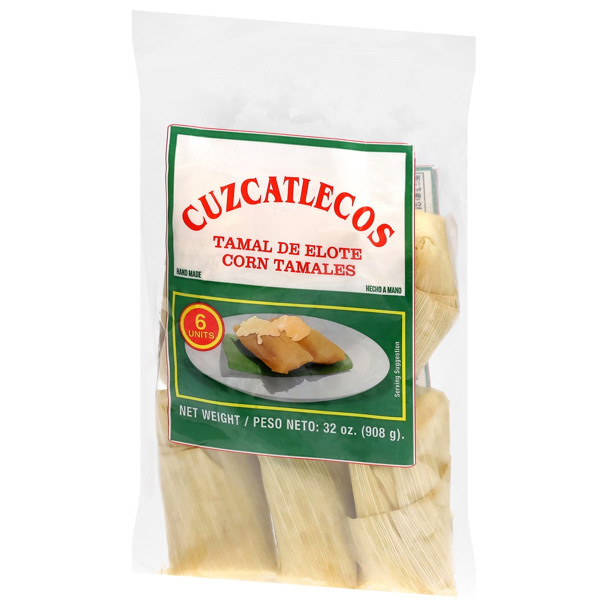 slide 2 of 14, Cuzcatlecos Corn Tamales 6 ea, 6 ct