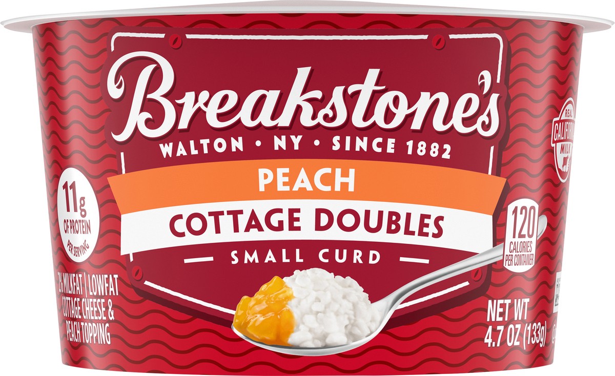 slide 10 of 11, Breakstone's Peach Cottage Doubles, 4.7 oz