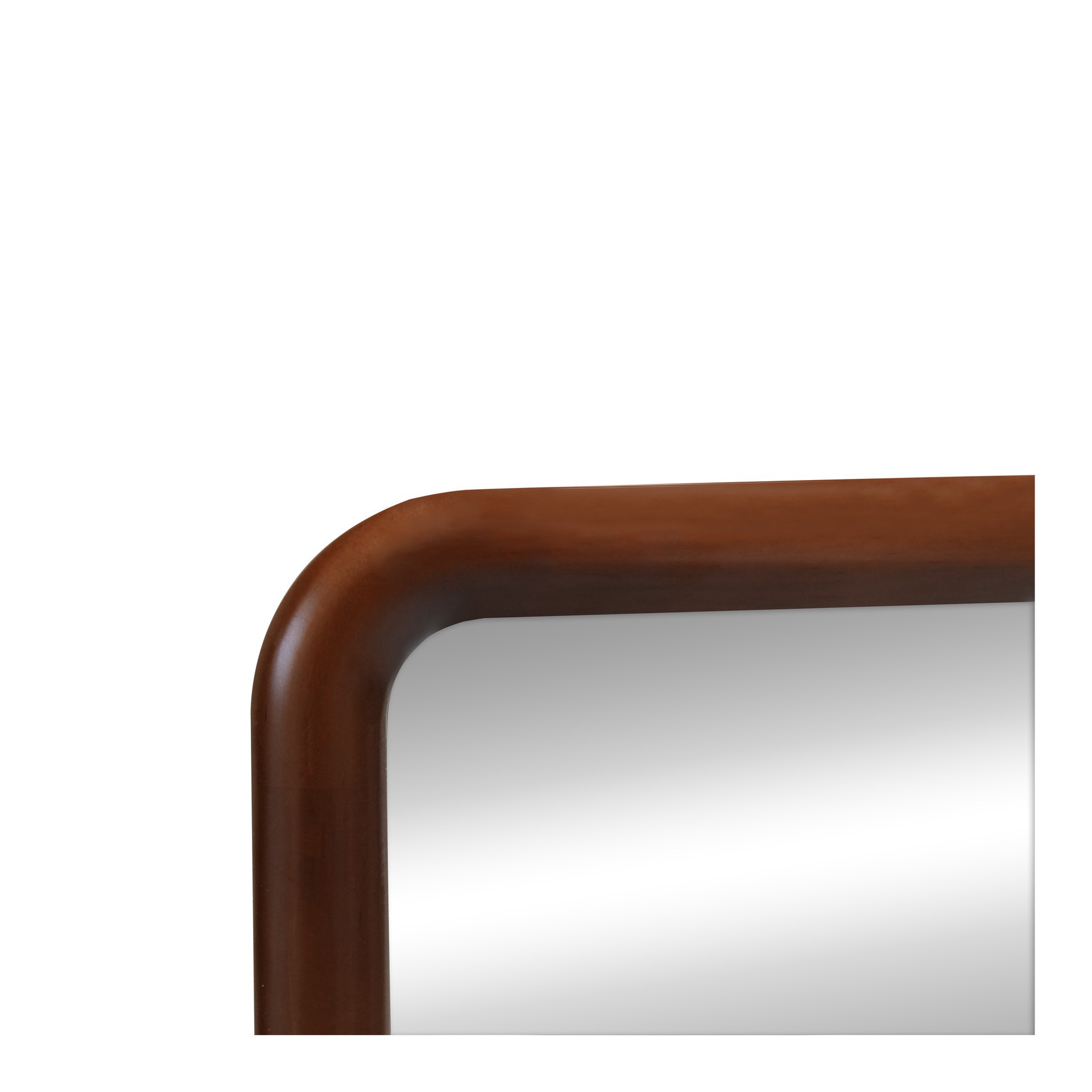 slide 4 of 5, 18" X 21" Rounded Corner Wood Decorative Mirror By Ashland, 18 in x 21 in