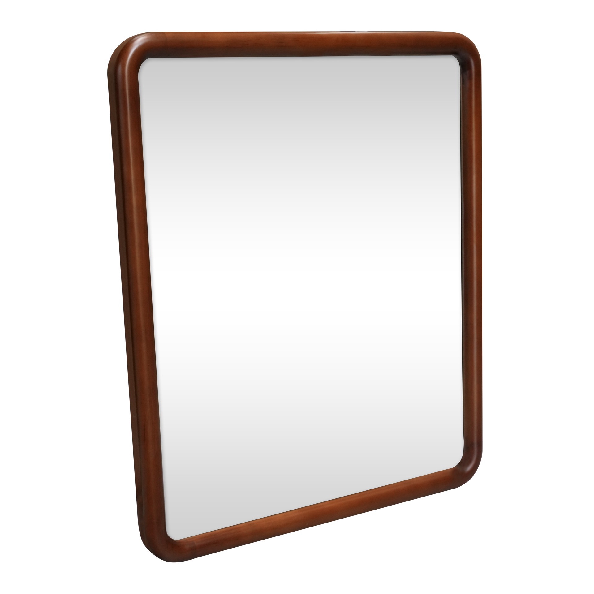 slide 3 of 5, 18" X 21" Rounded Corner Wood Decorative Mirror By Ashland, 18 in x 21 in