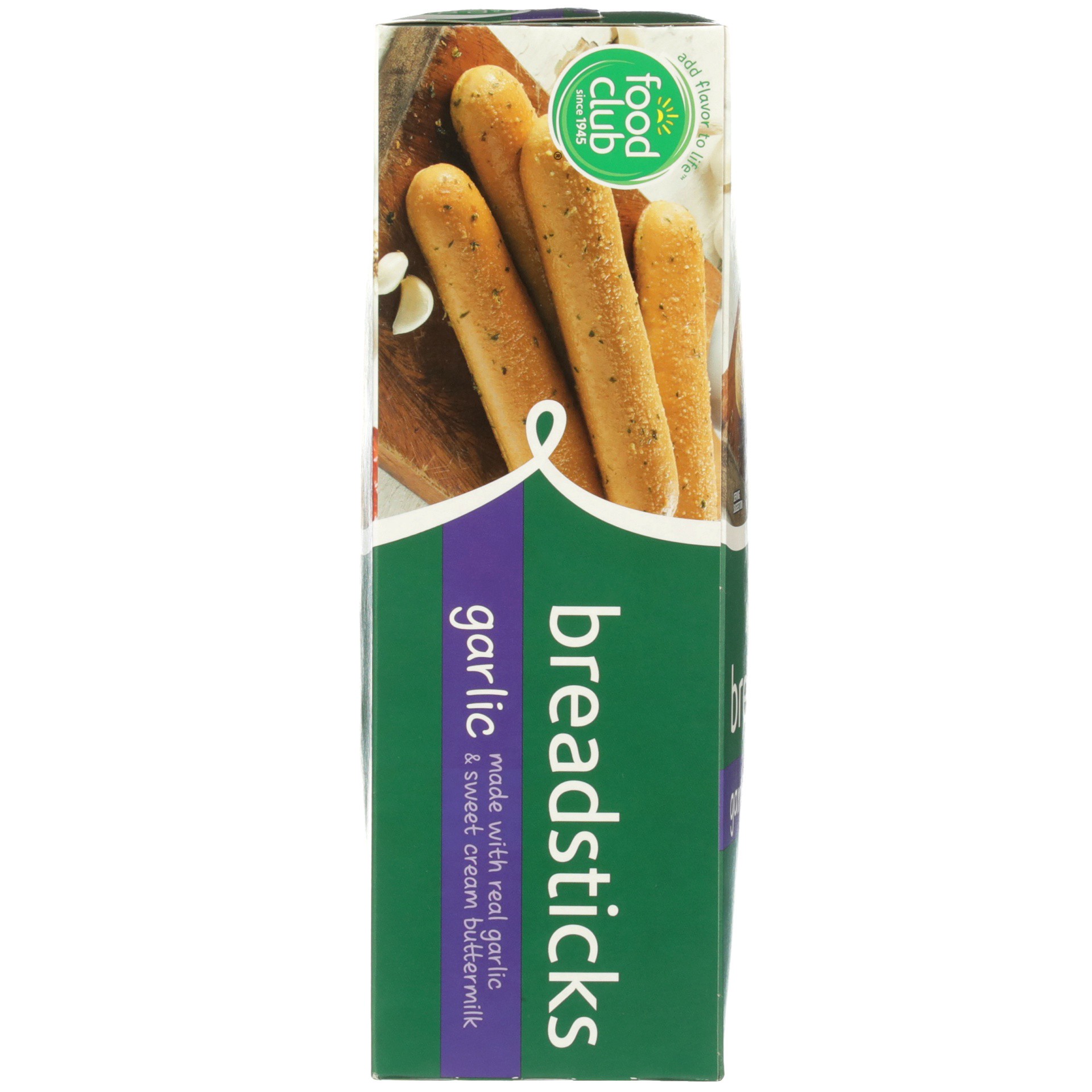 slide 5 of 6, Food Club Breadsticks Garlic, 10.5 oz