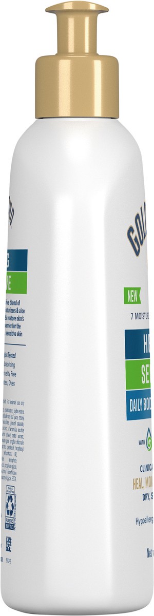slide 5 of 9, Gold Bond Healing Sensitive Daily Body & Face Lotion\, 13 oz, 13 oz