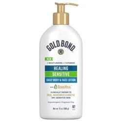 Gold Bond Healing Sensitive Daily Body & Face Lotion, 13 oz