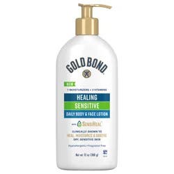 Gold Bond Healing Sensitive Daily Body & Face Lotion, 13 oz