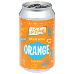 Northern Soda Company Orange Craft Soda 12 fl oz