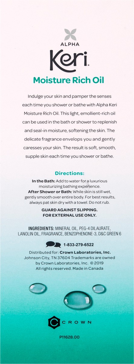 slide 7 of 12, Alpha Keri Keri Bath Oil, 8 fl oz