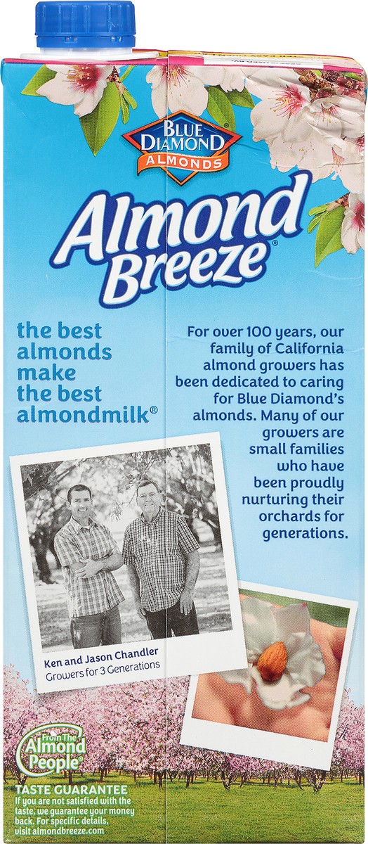 slide 5 of 9, Blue Diamond Almond Breeze Unsweetened Chocolate Almond Milk, 1 qt