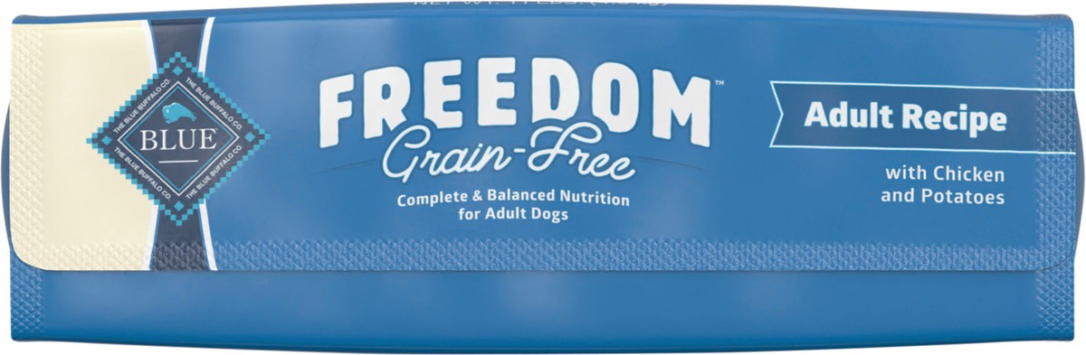 slide 3 of 9, Blue Buffalo Freedom Grain Free Natural Adult Dry Dog Food, Chicken 11-lb, 11 lb