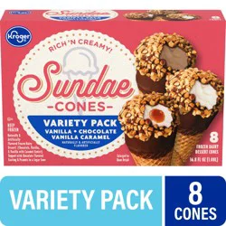 Kroger Fun Days Sundaes Cones Variety Pack