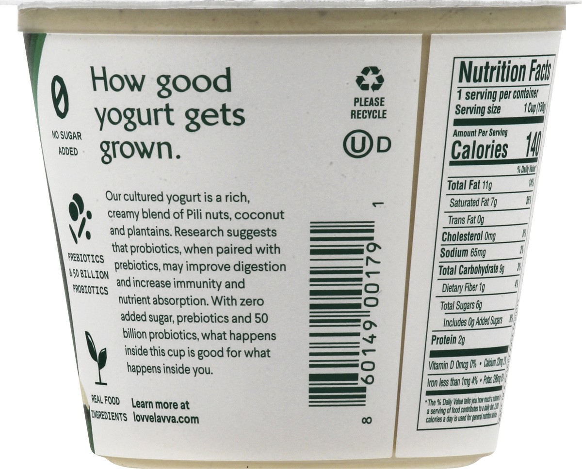 slide 2 of 13, Lavva Pili Nut Dairy Free Vanilla Yogurt 5.3 oz, 5.3 oz