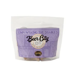 Beer City Dog Biscuits Blueberry Flaxseed Handmade Dog Biscuits