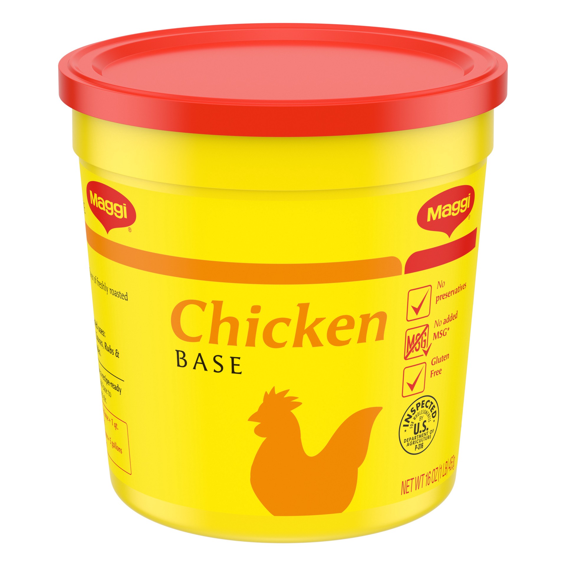 slide 1 of 5, Maggi Chicken Base Powder 1lb, 1 lb