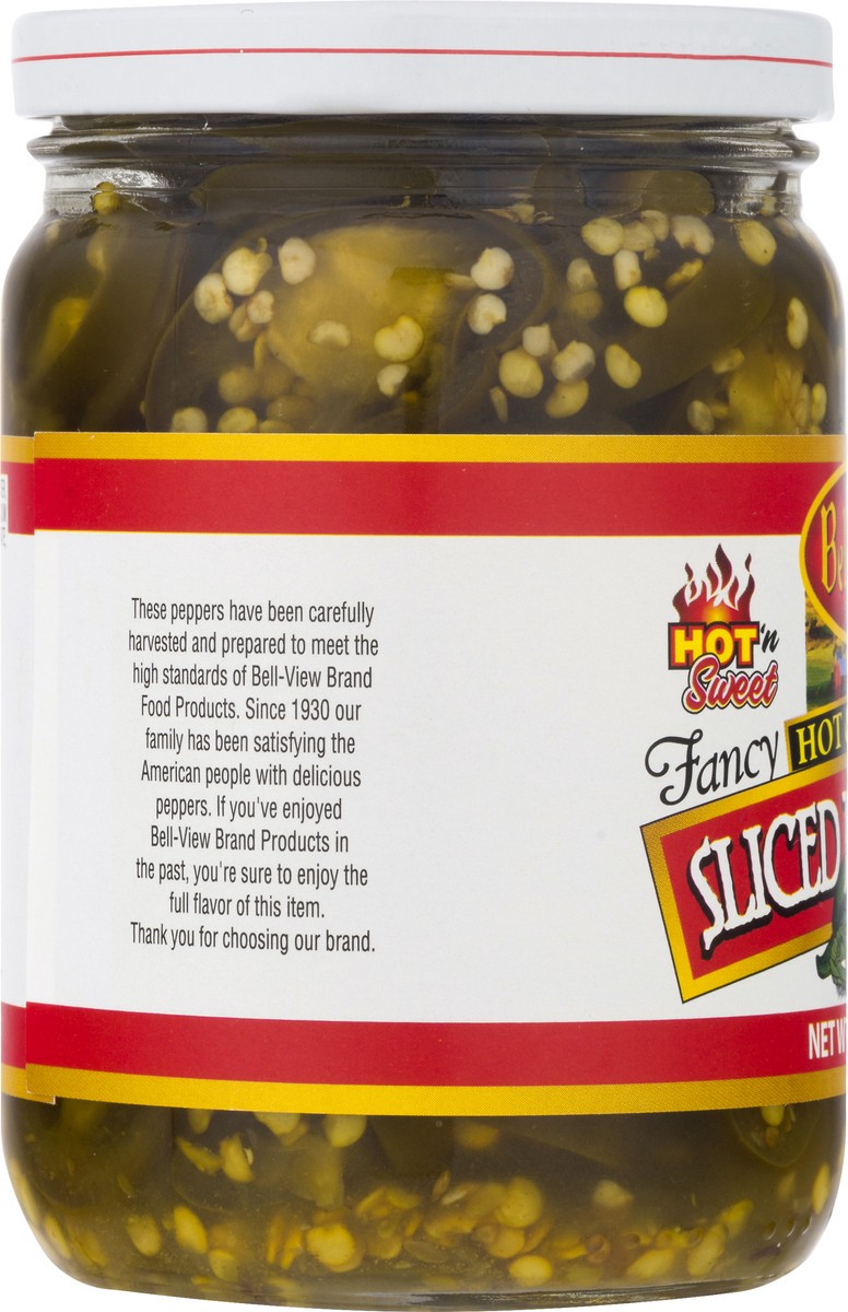 slide 3 of 9, Bell-View Hot & Sweet Sliced Jalapenos, 12 oz