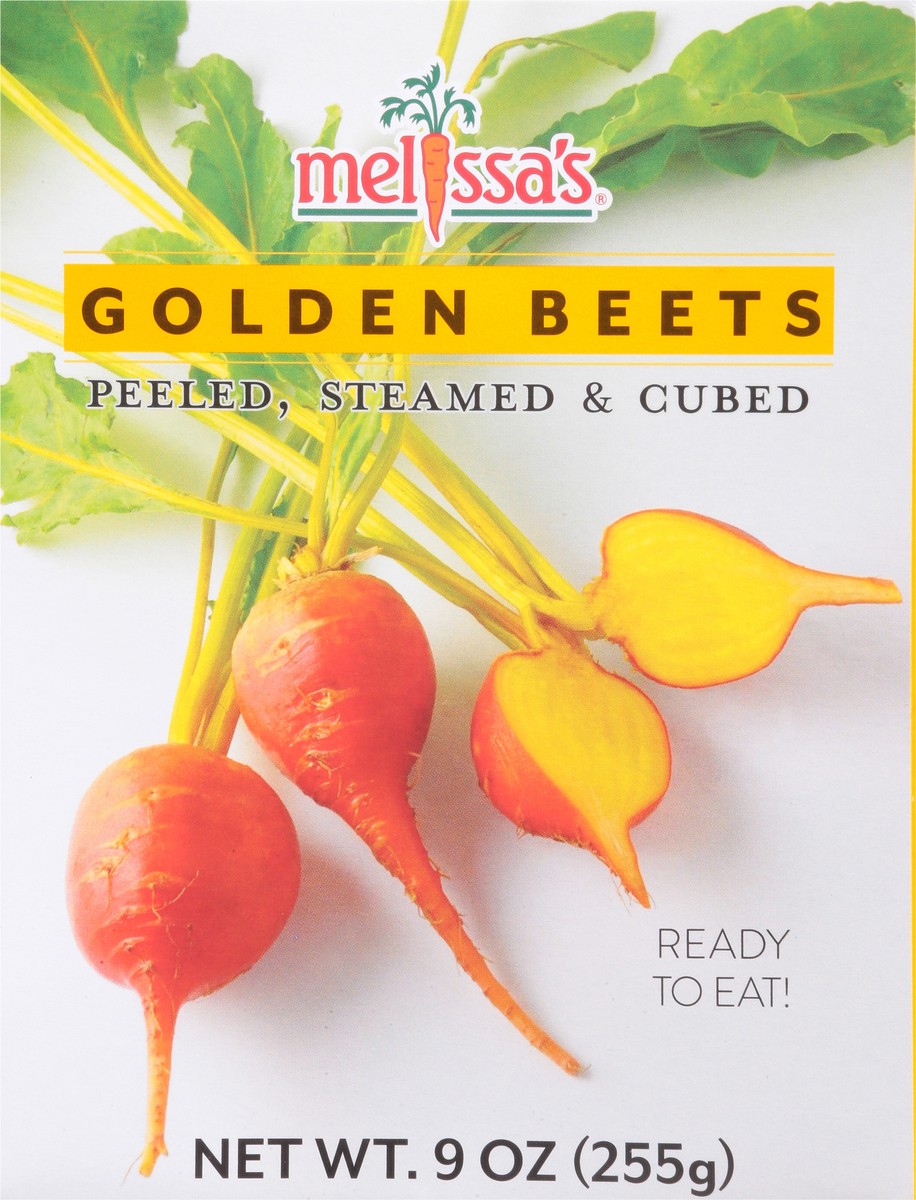 slide 14 of 14, Melissa's Peeled Steamed Cubed Golden Beets 9 oz, 9 oz