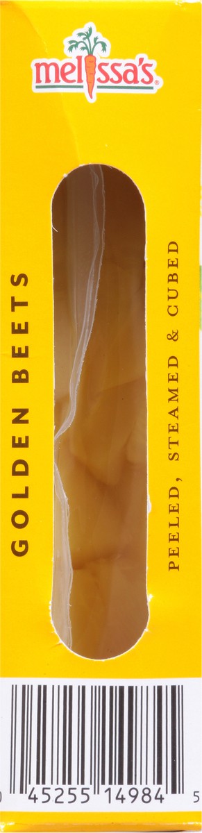 slide 10 of 14, Melissa's Peeled Steamed Cubed Golden Beets 9 oz, 9 oz