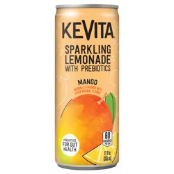 KeVita USDA Organic Probiotic Mango Lemonade Fruit Juice, 12 Fl Oz Can