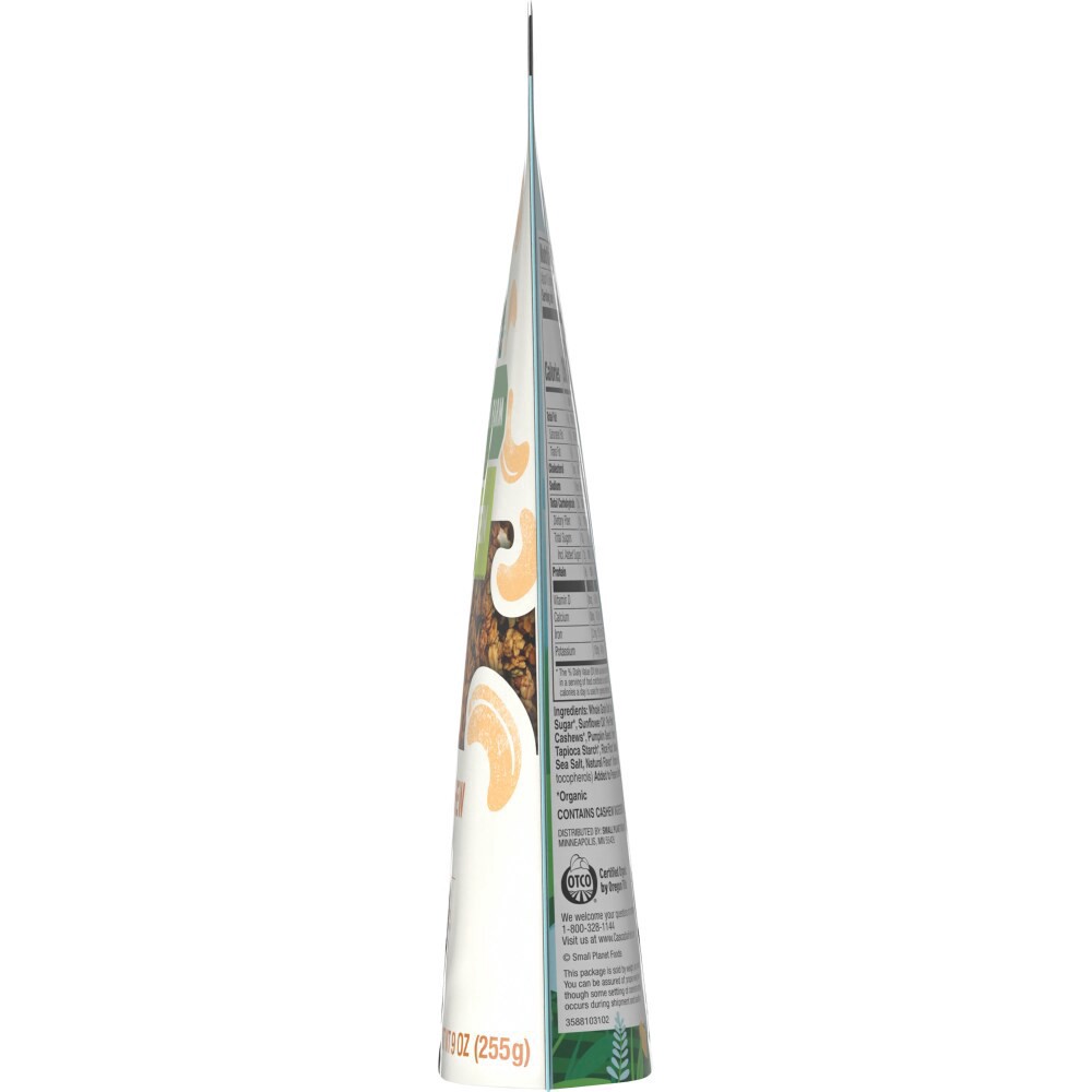 slide 2 of 6, Cascadian Farm Organic Honey Cashew Granola, Protein Granola, Non-GMO, Resealable Pouch, 9 oz, 9 oz